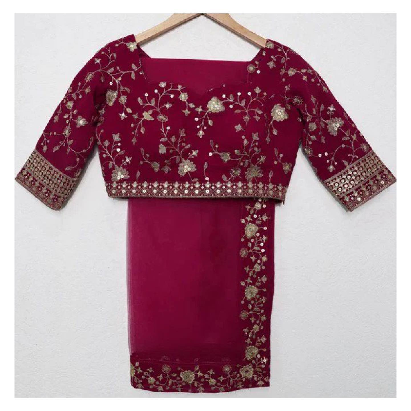 Shadding Wine color Embroidery & Sequence work Designer Lehenga Choli For Wedding Function Womens