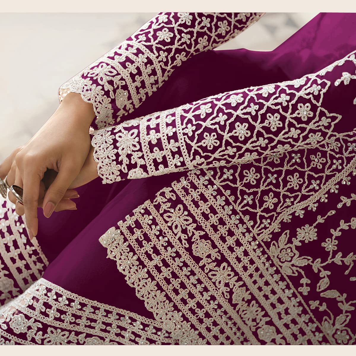 Beautiful Pink White Floral Print Kurta Palazzo & Dupatta Set, Women Straight Kurta Pant Set, Pakistani 3 Piece Shalwar Kameez Readymade Set