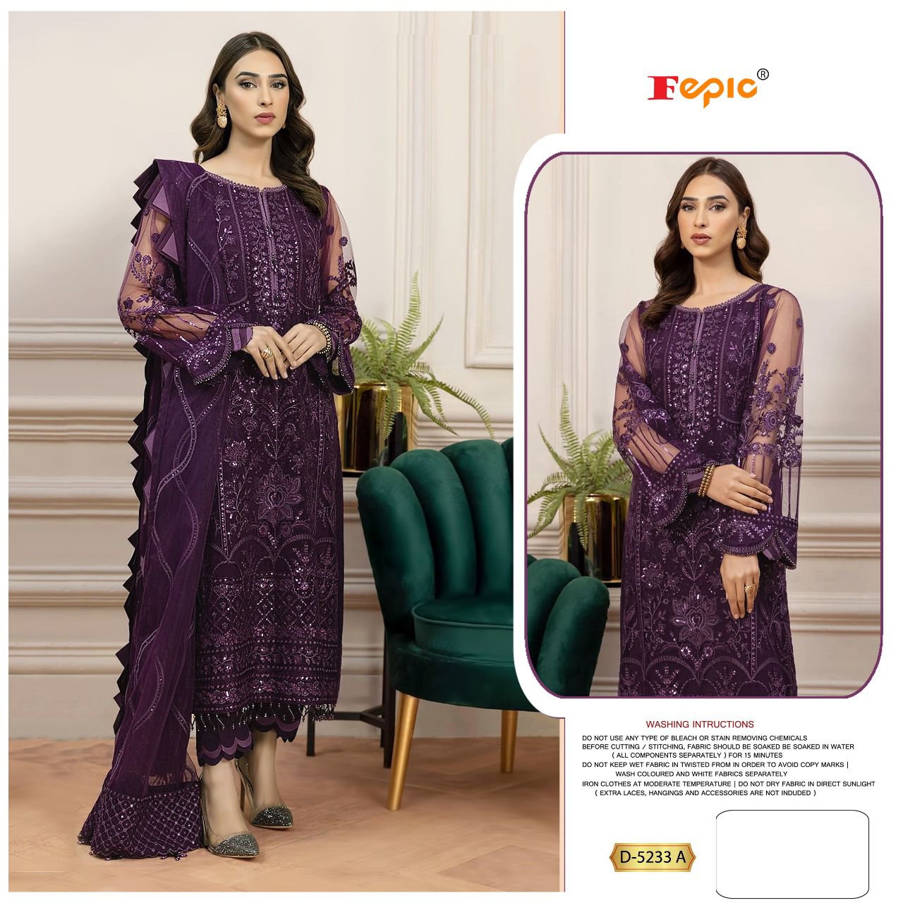 Georgette With Heavy Embroidery Work Stylish Designer Pakistani Function Wear Salwar Kameez Suit