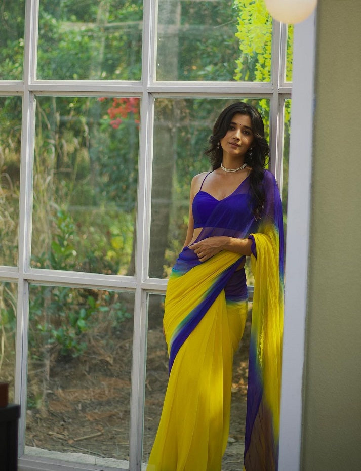 One More Super Hit Pedding Digital Print Ready To Wear Saree Design Launch