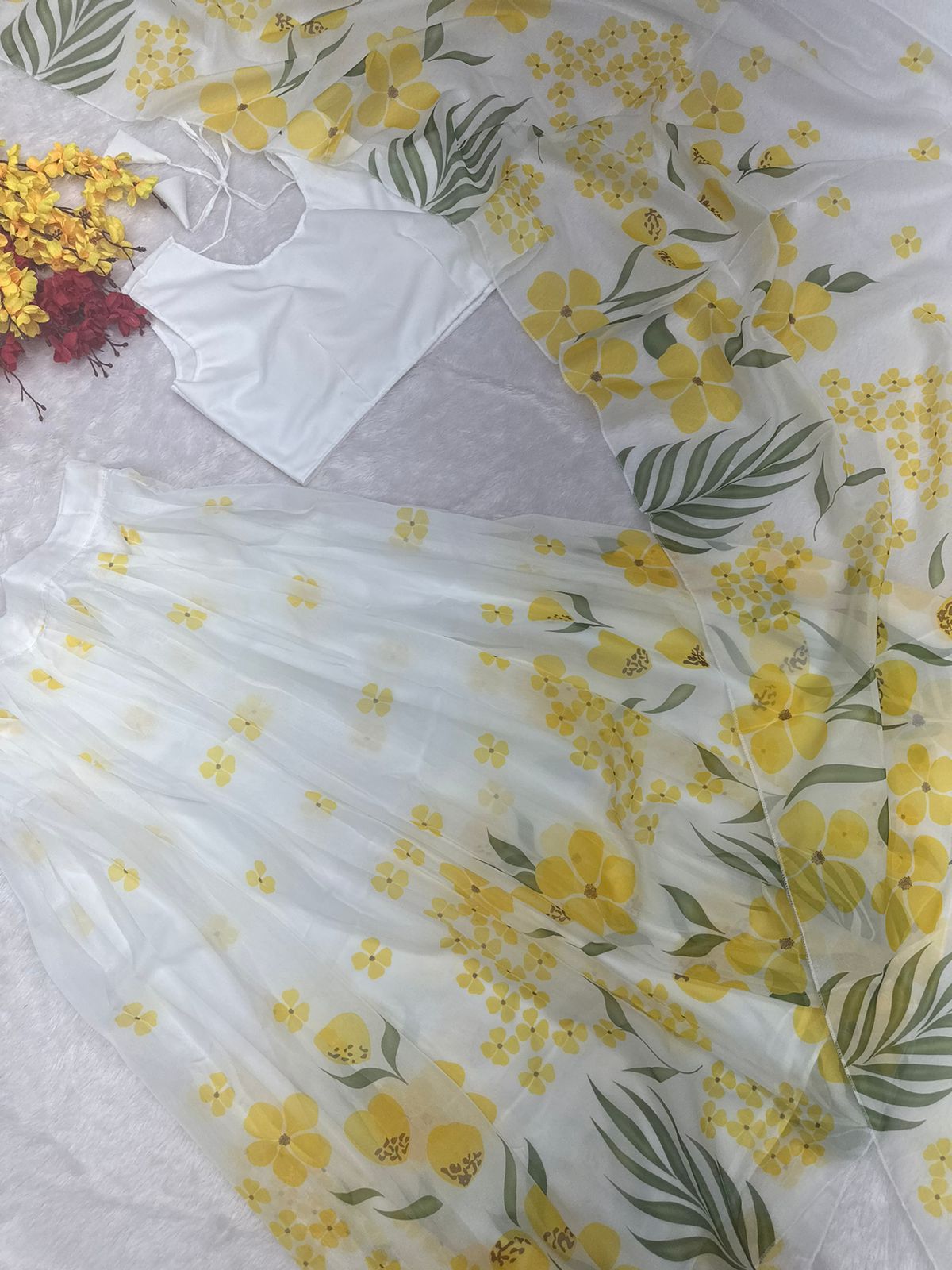 NEW DESIGNER DIGITAL PRINT TEBY SILK PARTY WEAR LAHENGA WITH STICH CHOLI