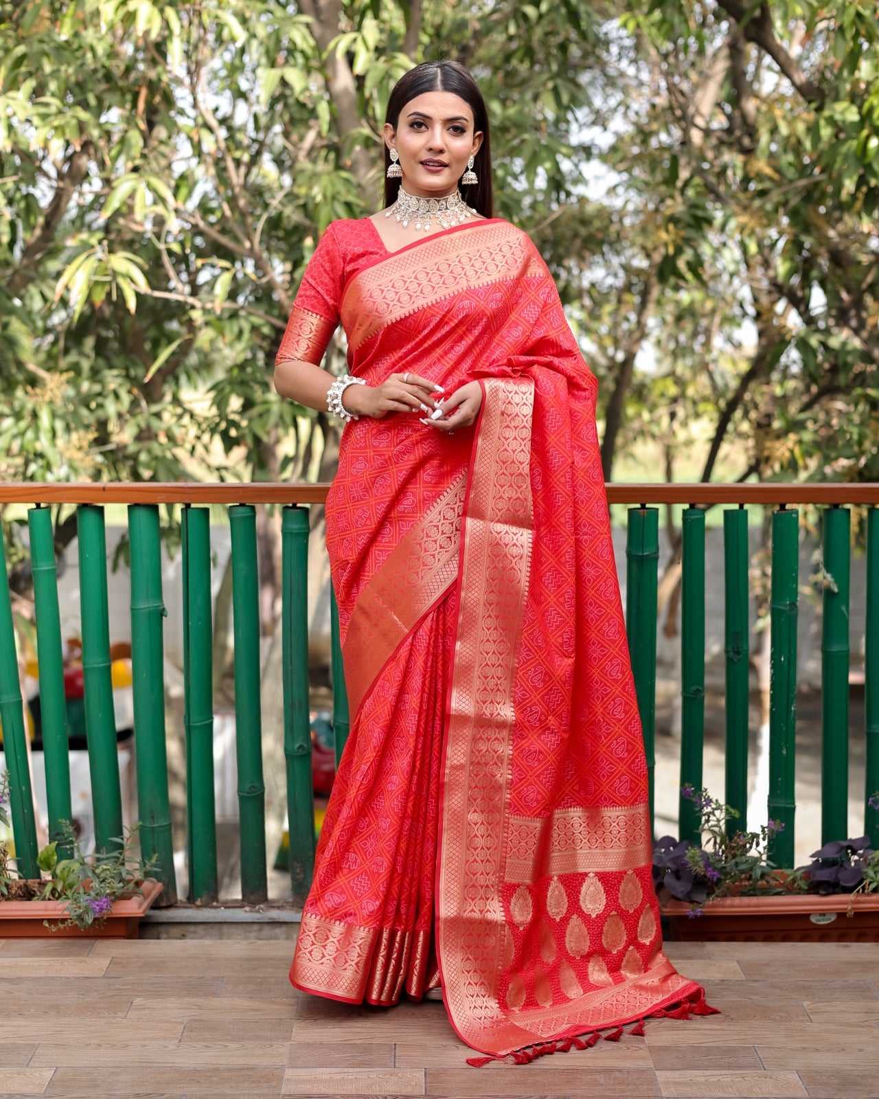 Special Edition of Pure Handloom Silk Bandhej Patola Sarees By Dealbazaars