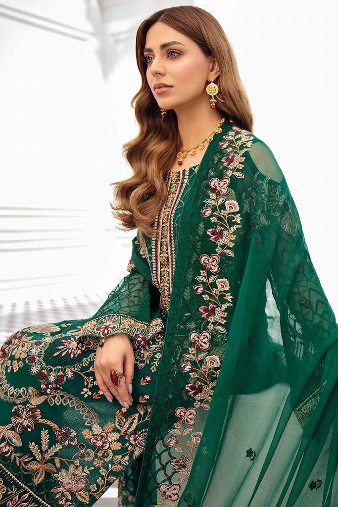 Beautiful Partywear Green Kurta Set with Duppatta, Pakistani Designer Georgette piece Salwar Kameez for Weddings Readymade Dresses
