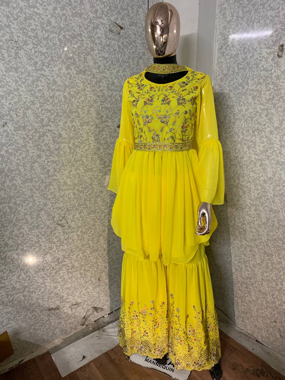 Premium Yellow Fully Embroidered Work Lehenga Choli Set With Dupatta For Party Wear Bridemaid Wear Haldi Outfit