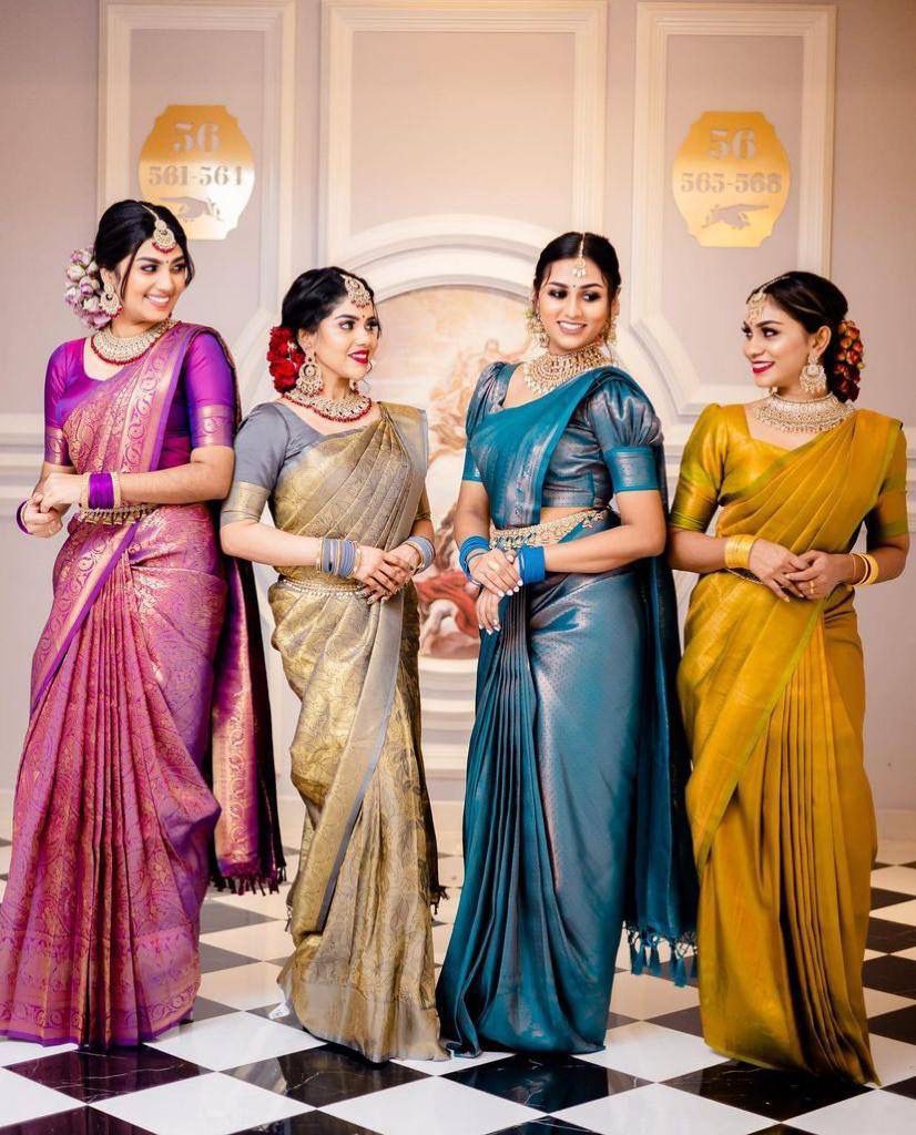 Jacquard Work Weaving Softy Silk Litchi Silk Saree (Separate Blouse Piece) traditional wear Saree