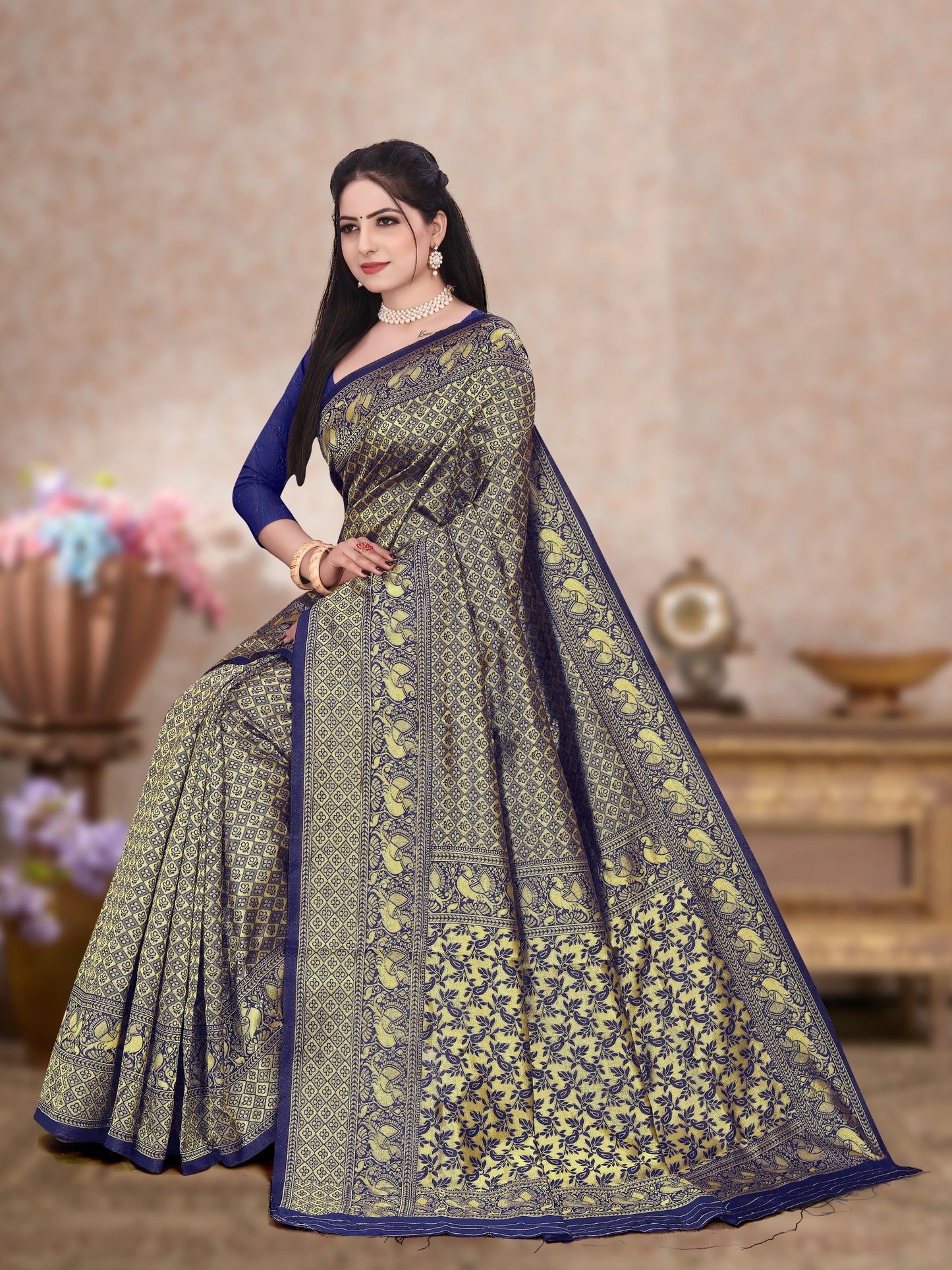 Breathable Organic Banarasi Silk Sarees For Intimate And Big Fat Indian Weddings