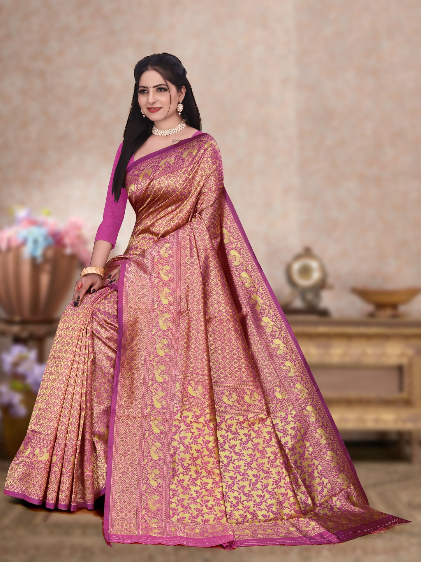 Breathable Organic Banarasi Silk Sarees For Intimate And Big Fat Indian Weddings