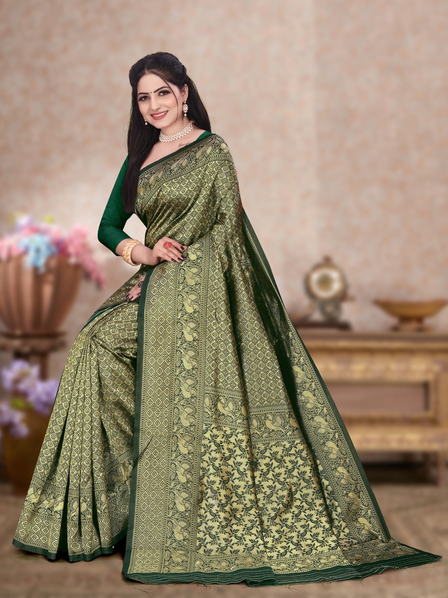 Breathable Organic Banarasi Silk Sarees For Intimate And Big Fat Indian Weddings