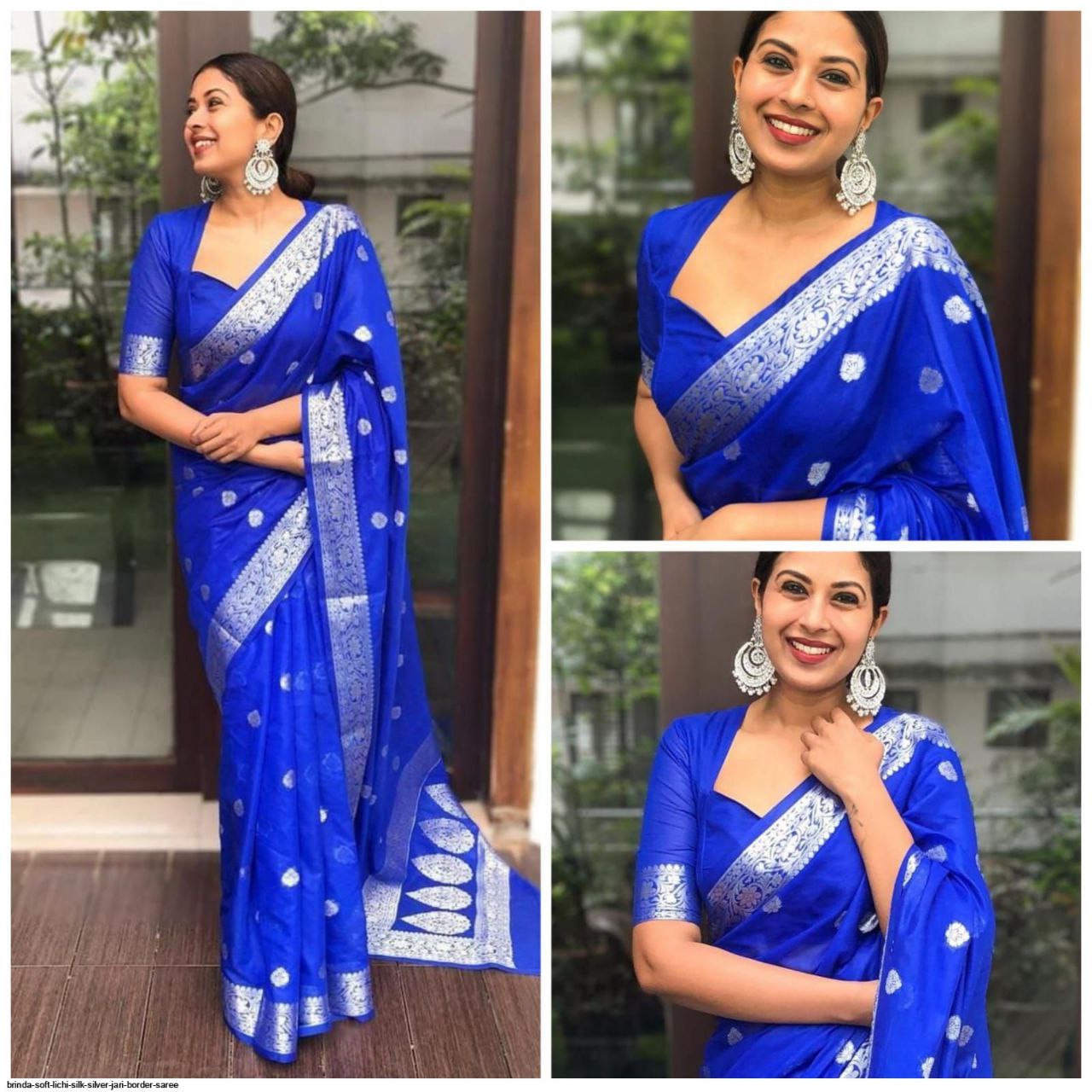 Royal Blue Color Designer Bold And Beautiful Saree, Indian Traditional Saree, Bollywood Style Exclusive Party Wear Kanchipuram Silk Saree