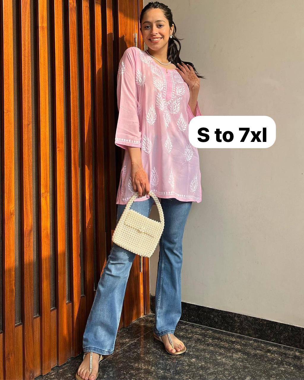 New Lunching Beautiful Fancy Designer Festival Special Kurti Style Tops For Women's