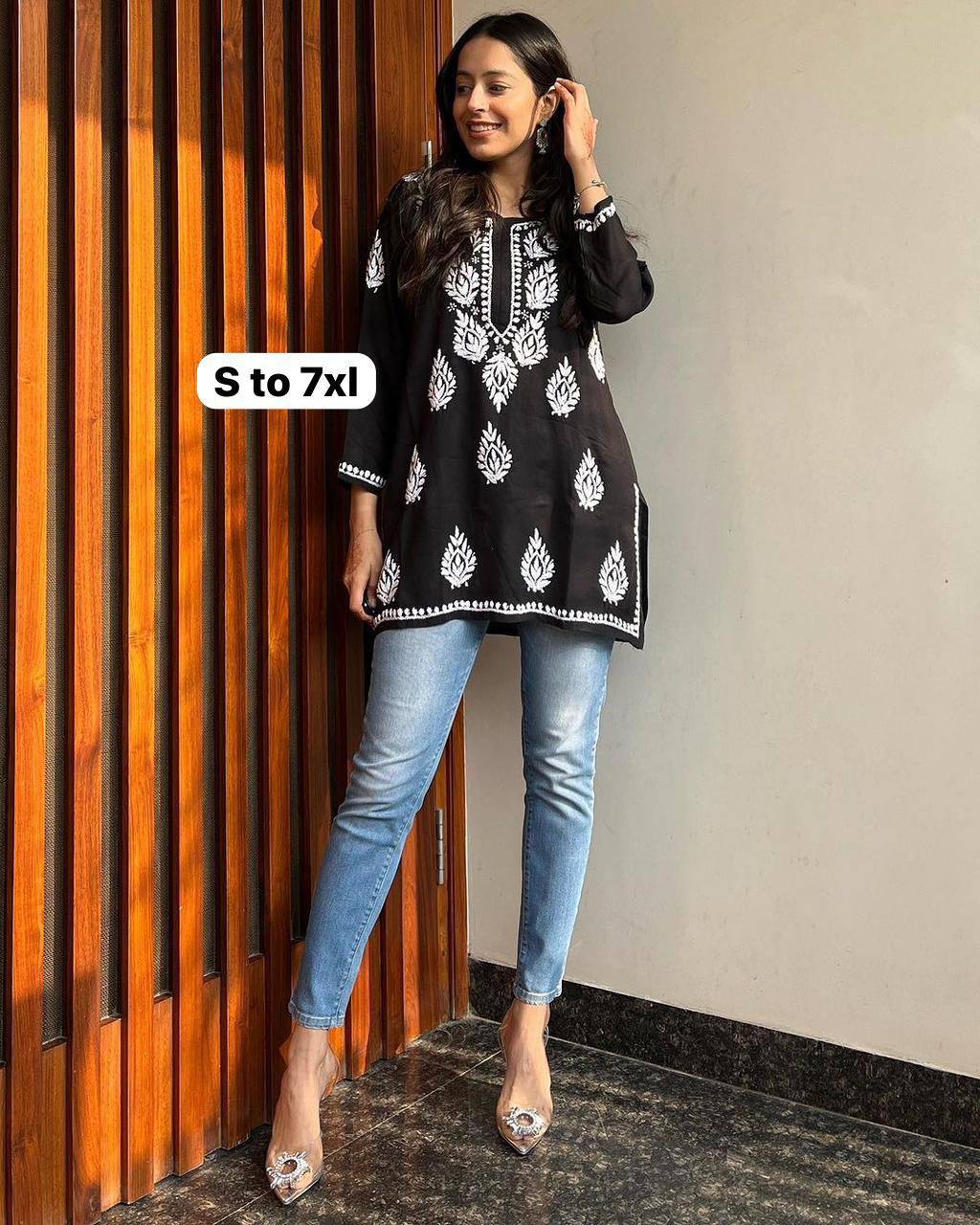 New Lunching Beautiful Fancy Designer Festival Special Kurti Style Tops For Women's