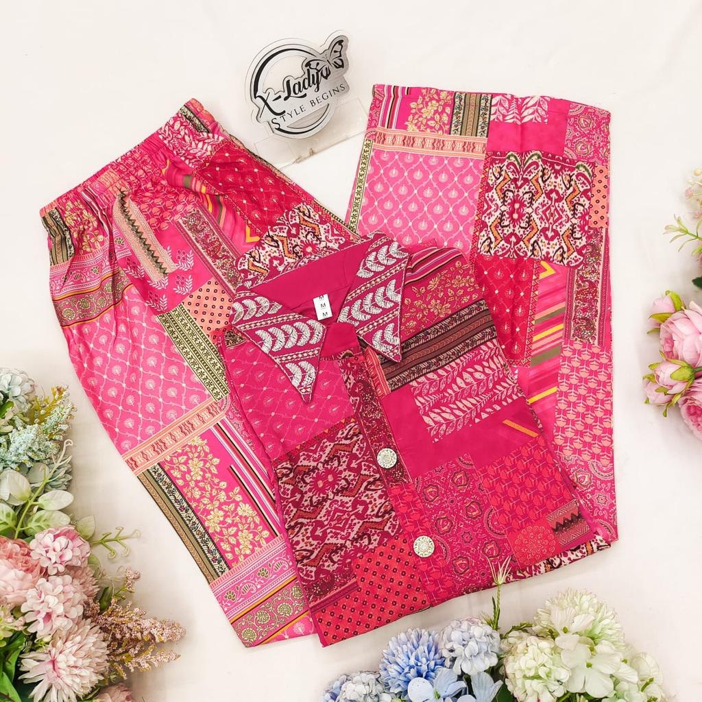 Pink Faux Georgette Embroidery worked Afghani KurtI, Bottom For Girls And Womens