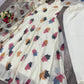WHITE STYLE ANARKALI ,DUPPTA FULL SET WITH PENT READY TO WEAR By Dealbazaars