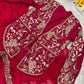 Red Women's Beat Exclusive Party Wear Designer Gown With koti and Dupatta By Dealbazaars