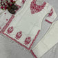 Women’s Roman Cotton Silk Pant Set with Dupatta | Heavy Thread Embroidery Work | Fully Stitched Top & Pant | Festive & Party Wear