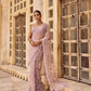 Premium Mono Net Saree with Heavy Multicolor Sequin Embroidery & Zalar Border