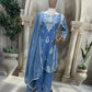 Elegant Pure Faux Georgette Silk Top & Plazzo Set with Dupatta – Multi-Needle Sequins Embroidery