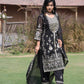 Elegant Faux Georgette Silk Kurti Set with Bottom & Lace-Embellished Dupatta – Multi-Needle Sequins Work (Fully Stitched