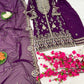 Elegant Faux Georgette Silk Kurti Set with Bottom & Lace-Embellished Dupatta – Multi-Needle Sequins Work (Fully Stitched