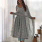 PURE CHIFFON FLORAL PRINT FABRIC FULLY FLAIR ANARKALI, WITH DUPPTA SET, PENT READY TO WEAR