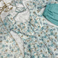 PURE CHIFFON FLORAL PRINT FABRIC FULLY FLAIR ANARKALI, WITH DUPPTA SET, PENT READY TO WEAR