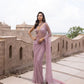 Pink Premium Mono Net Embroidery Saree  With Dual Shade 5 MM Sequence Work  For Women, Saree Blouse, Party Wear Saree.