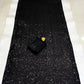 Black Color Georgette Base Sequined Work Designer Embroidered Saree