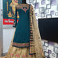 Black Designer Georgette Butterfly Net Ghaghara Style Salwar Suit By Dealbazaars For Womens