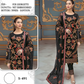 Wine Faux Georgette Heavy Embrodery Work Designer Pakistani Suit For Womans