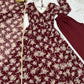 PURE FOX GEORGETTE MULTI FLORAL PRINT FABRIC FULLY FLAIR ANARKALI, WITH DUPPTA SET, PENT READY TO WEAR