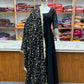 Pure Soft Faux Georgette Floral Print Anarkali Gown Pent With Dupatta
