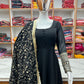 Pure Soft Faux Georgette Floral Print Anarkali Gown Pent With Dupatta