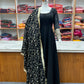 Pure Soft Faux Georgette Floral Print Anarkali Gown Pent With Dupatta