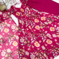 PURE SOFT ORGANZA SILK FABRIC FULLY FLAIR KALI PATTERN AND CANVAS PATTA WITH DUPPTA SET, PANT READY TO WEAR