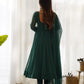 PURE FOX GEORGETTE LAHERIYA PRINT FABRIC FULLY FLAIR ANARKALI, WITH DUPATTA SET, PANT READY TO WEAR
