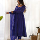 PURE FOX GEORGETTE LAHERIYA PRINT FABRIC FULLY FLAIR ANARKALI, WITH DUPATTA SET, PANT READY TO WEAR