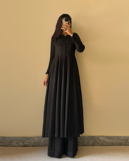 BEAUTIFUL PURE FOX GEORGETTE FABRIC  KURTA WITH DUPPTA SET,PLAZZO READY TO WEAR