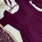 Pure Soft Faux Georgette Floral Print Anarkali Gown Pent With Dupatta