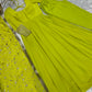 Pure Soft Faux Georgette Floral Print Anarkali Gown Pent With Dupatta