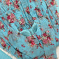 PURE SOFT FOX GEORGETTE FLORAL PRINT FABRIC FULLY FLAIR ANARKALI,WITH DUPPTA SET,PENT READY TO WEAR
