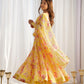 PURE SOFT FOX GEORGETTE FLORAL PRINT FABRIC FULLY FLAIR ANARKALI,WITH DUPPTA SET,PENT READY TO WEAR