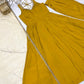 PURE ROMANSILK CHANDERI FABRIC FULLY FLAIR ANARKALI, WITH DUPPTA SET, PENT READY TO WEAR