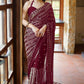 Bollywood glamour with our Dazzling Diva saree a masterpiece crafted from premium 60-gram heavy Georgette fabric