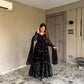 Designer Black Anarkali Suit With Pant and Dupatta Sequence Embroidery Work Dress for Women