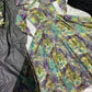 Multi Color Digital Print Tebby Organza Anarkali Gown