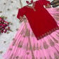 Pink Lehenga Choli in Heavy Faux Georgette with Embroidery Sequence Work