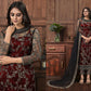 Amazing Design Women Net Embroidered Work Semi Stitched Pakistani Suit With Bottom & Dupatta
