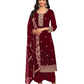 Pakistani/Indian Wear Heavy Embroidery Work Semi Stitched Salwar Kameez Dupatta Dress