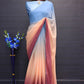 Multicolor Printed, Solid Plain Bollywood Fancy Trendy Georgette Saree