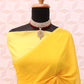Yellow  Faux Georgette Digital Printed Bollywood Saree For Womens With Beautiful Blouse Piece